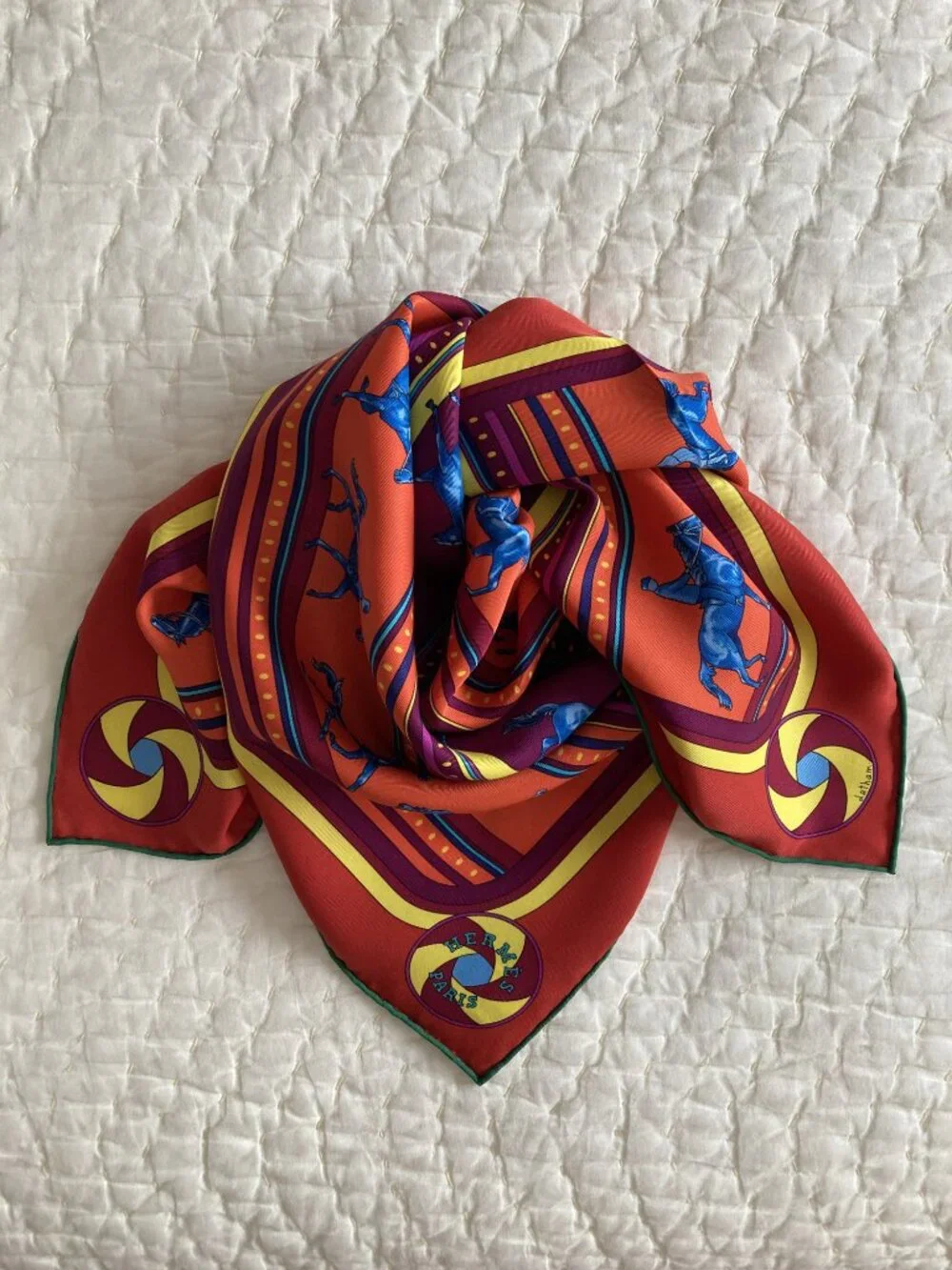 NWT Hermes Sequences Silk Scarf